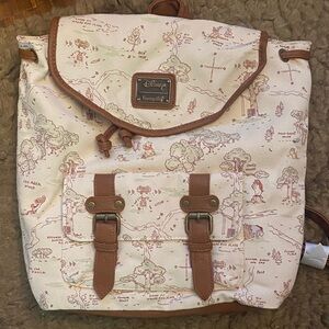 Disney Loungefly Winnie the Pooh Backpack with Brown Accents